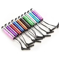 Pen Stylus layar sentuh kapasitif mini, pena Stylus layar sentuh untuk iPhone iPad Samsung Tablet Universal