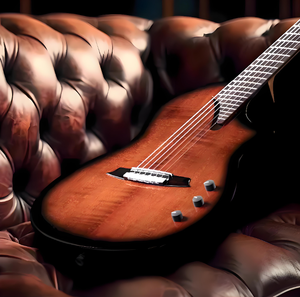 Guitare électro-acoustique Martinez Hispania Martini Crossover à cordes en nylon, manche en palissandre, corps en érable Shadow Wood - Product Image 4