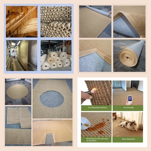 Tapis en sisal naturel très vendu, résistant à l'usure, antidérapant, avec support en latex et tissu non tissé, idéal pour hôtels, salons et escaliers - Product Image 4