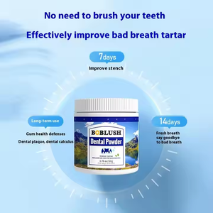 Polvo de limpieza <span class=keywords><strong>dental</strong></span> antiplaca para perros y gatos, Etiqueta Privada, salud bucal para mascotas, boca fresca con función plegable - Product Image 5