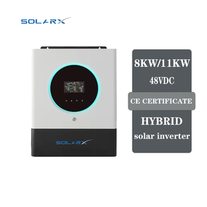 Inversor Híbrido Solar de 11KW 8KW 10KW, Onda Sinusoidal Pura, 48V <span class=keywords><strong>DC</strong></span> 120A MPPT, Sistema de Energía Fuera de la Red Todo en Uno, Paralelo para <span class=keywords><strong>6</strong></span> Unidades - Product Image 1