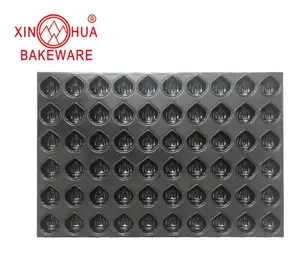 Customize Hot sale Food Grade New Design Muffin pan Imported Non-Stick Mini Chestnut shape Baking tray Cake Mold Manufacturer