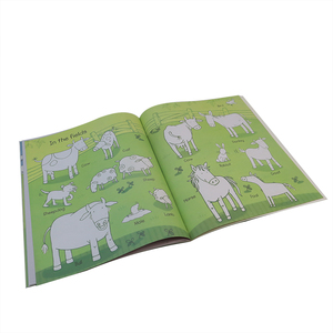 Colouring Sách in ấn bán buôn tùy chỉnh cuốn sách trẻ em softcover động vật Màu cuốn sách cho trẻ em - Product Image 6