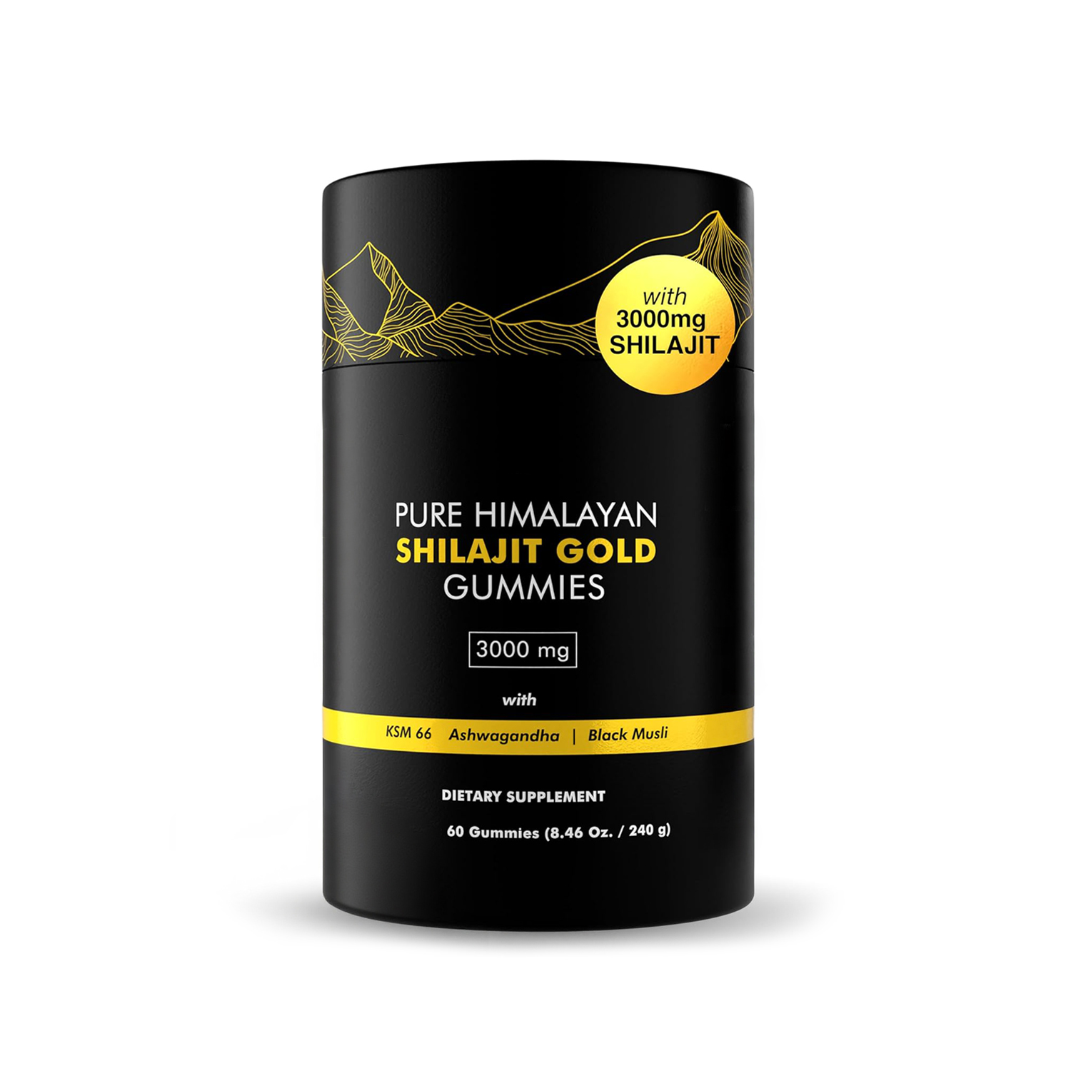 Настраиваемые мармеладжи Himalayas shilajit для обилия фульвовых и гуминовых кислот шиладжитских мармелей для энергетического иммунитета мозга