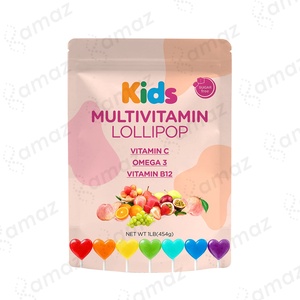 Amaz nhãn hiệu riêng bán buôn Chất lượng cao Vitamin tổng hợp Kẹo Kẹo Trái Cây có hương vị Vitamin tổng hợp Kẹo Kẹo cứng cho trẻ em - Product Image 1