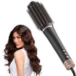 <span class=keywords><strong>Brosse</strong></span> à air chaud professionnelle avec moteur BLDC 110000 tr/min 3 en 1 sèche-cheveux Styler volumateur peigne et fer à friser pour les styles de salon - Product Image 1