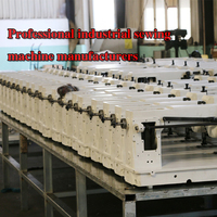 Machine à coudre industrielle à grande vitesse de production professionnelle à point noué pour le matériel épais de cuir de bagage