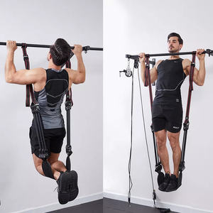 MAX 300LB Pull Up Assist Band System regolabile Chin Up Resistance Bands forza corda elastica tubo per impieghi gravosi - Product Image 2
