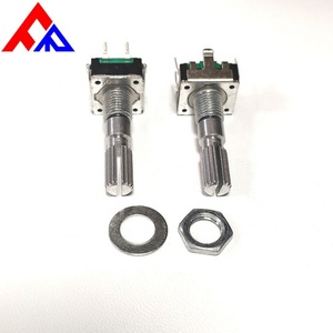 Encoder Incremental de Alta Calidad Fanrui PEC12 con Eje Metálico Plano y Eje Moleteado, Interruptor EC12, Señal de Pulso Enchufable para Audio - Product Image 6