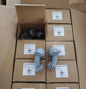 Raccord de Conduite Électrique Flexible en Nylon PVC de 1 Pouce NPT, Connecteur Liquide Étanche Non Métallique Robuste à 90 Degrés - Product Image 5