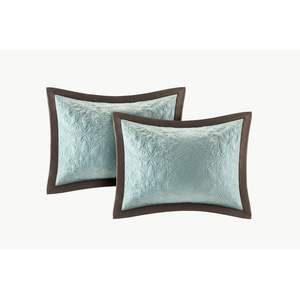 DB 9-Piece Charmeuse <b>Comforter</b> <b>Set</b> Solid Pattern Woven King Queen Sizes Plain Style Cotton PVC Filling for Home Wedding Hotel - Product Image 4