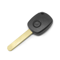 Coque de clé télécommande 1B avec pavé de boutons et lame non coupée