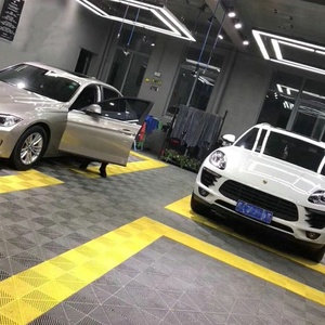 OEM tùy chỉnh đầy màu sắc có thể tháo rời công nghiệp nhà để xe lưới Mat boong lồng vào nhau decking nhựa cứng gạch lát sàn cho xe chi tiết - Product Image 3