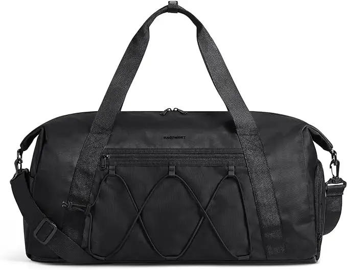 High Quality Custom Large Capacity Fold Sport Gym Bag Women Men Shoe Space Duffel Travel Bag Duffle Bag