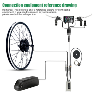 CZJB-90T de conversión de bicicleta eléctrica, <span class=keywords><strong>kit</strong></span> de motor delantero y trasero con batería de 750W, 36v, 48V, 1000W - Product Image 3