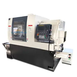 swiss type cnc lathe machine SM385 sliding head cnc lathes for dental implant