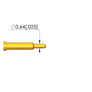 GKS-002-0024 Testsonde Pogo-Pin Federkontakt, Beste Qualität Normalerweise Geschlossene Feder-USB-Kabel-Testmaschine CN;HEN Ingun - Product Image 3