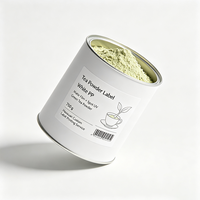 Etiquetas para Frascos de Té Haoxuan OEM, Película Mate de PP Blanca, Impresión UV Localizada, Adhesivos Impermeables para Envases