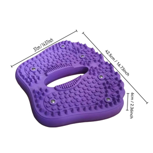 Gran oferta <span class=keywords><strong>2025</strong></span>, máquina masajeadora de pies para pérdida de peso en el hogar, pequeña y portátil, inflable, para entrenamiento de equilibrio, paso a paso de Pvc