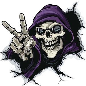 Divertidos Adhesivos Decorativos para Autos con Diseño de Fantasmas y Animales de Halloween, Pegatinas para Cubrir Arañazos en Autos y Motocicletas - Product Image 3