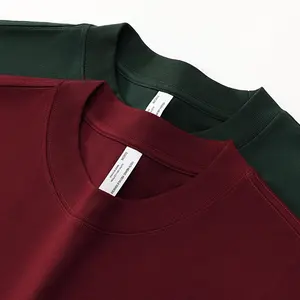 Camiseta de Cuello Alto Unisex de Algodón de Lujo, Nueva Colección al por Mayor, de Alta Calidad, Personalizable con Logotipo, Estilo Urbano - Product Image 3