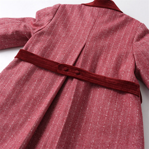 Nuovi Cappotti Lunghi in Cotone per Bambine 2026, Stile Inglese, Giacche <span class=keywords><strong>Invernali</strong></span> Spesse per Bambini, Abbigliamento Esterno per Bambini Piccoli - Product Image 4
