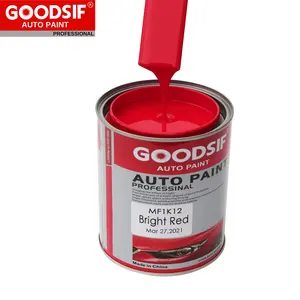 Car Paint Refinish Factory Supplier Car Paint Basecoat & Clear Coat 1k 2k Solid Color