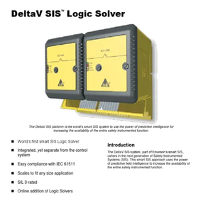 Emerson DeltaV SIS sistema di sicurezza del processo di solutore logico nuovo di zecca in magazzino Solver di logica di sicurezza DeltaV RS3201 - Product Image 4