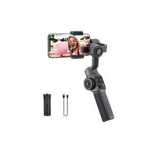 Nouveau stabilisateur de téléphone <span class=keywords><strong>Zhiyun</strong></span> <span class=keywords><strong>Smooth</strong></span> <span class=keywords><strong>5</strong></span> <span class=keywords><strong>Combo</strong></span>, stabilisateur à 3 axes, télécommande vocale détachable, suivi IA, poignée pliable, trépied - Product Image 1