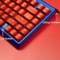 Clavier mécanique ergonomique de jeu [Power Lift exclusif] avec fonction de levage automatique, compatible sans fil, OEM/ODM