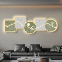 Peinture murale LED décorative pour salon, vente en gros d'usine, tableau mural minimaliste pour fond de canapé et chambre à coucher, nature morte