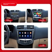 Radio Estéreo con Navegación Android 13, No 2 Din, HDR QLED para Honda Accord 7 2003-2007, Reproductor Multimedia para Auto con GPS