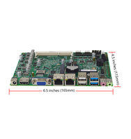 Motherboard Original 4 Inch Intel Celeron J1900 DDR3 SATA Single Channel Super Wi-Fi Tanpa Kipas Embedded Server Industrial Mini ITX