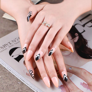 <span class=keywords><strong>Uñas</strong></span> Artificiales de ABS Ecológicas, Color Nude, Cobertura Total, Pre-diseñadas, Certificadas por la CE, con Pegamento, Caja de 24 Piezas, <span class=keywords><strong>para</strong></span> <span class=keywords><strong>Mujer</strong></span> - Product Image 2
