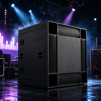Subwoofer actif MIGHTY 21 pouces 4800W haute puissance avec DSP, enceinte en bois, haut-parleur de basses audio professionnel pour son surround de scène