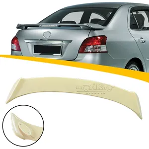 Haosheng Spoiler Mobil Pabrik Grosir Serat Karbon Plastik ABS dengan Gaya Lampu Spoiler Bagasi Belakang untuk Toyota Vios Gen 2 2008