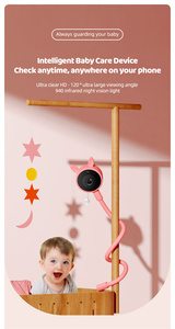 CCTV Mạng hai cách âm thanh tuya thông minh xem <span class=keywords><strong>Home</strong></span> an ninh <span class=keywords><strong>video</strong></span> không dây 1080P WIFI bé nhiệt độ màn hình IP Camera với ứng dụng - Product Image 2