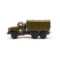Nouveau modèle de voiture 1:32, série de véhicules militaires moulés sous pression, camion à traction, modèle de voiture