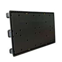 Caisse palette en plastique 1200*800mm avec 3 roulettes, palette inférieure durable, caisse palette en plastique pliable pour le transport