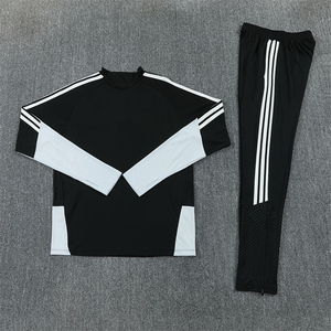 Ensemble d'uniformes d'entraînement de football automne-hiver 26/27 Miami, demi-zip, manches longues, respirant, tenue de sport, vêtements de football - Product Image 5