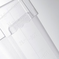 Récipients de stockage d'aliments carrés de 12 qt pour la réfrigération de cuisine Fournitures d'hôtel et de restaurant sans couvercles