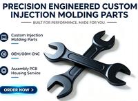 Service de moulage par injection et de découpe sur mesure, pièces moulées par injection en plastique ABS PP PC PA PA66 TPE TPU TPR POM, industrielles