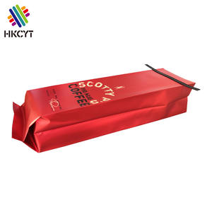 ถุงเป้าเสื้อกางเกงด้านข้างกาแฟแดงแบบกําหนดเองเคลือบอลูมิเนียมฟอยล์พร้อมวาล์วสําหรับถุงผงเมล็ดกาแฟ - Product Image 3