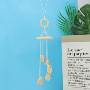<span class=keywords><strong>Boho</strong></span> <span class=keywords><strong>Chic</strong></span> cristallo grezzo quarzo campanelli a vento appendiabiti per la <span class=keywords><strong>casa</strong></span> e giardino Sun Catcher fatto a mano per il tuo stile unico - Product Image 4