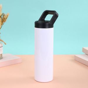 Sealed Lid 20oz Sublimation Tumbler 304 Steel Road Trip Workout Bulk Blank Heat <b>Press</b> Cup - Product Image 1