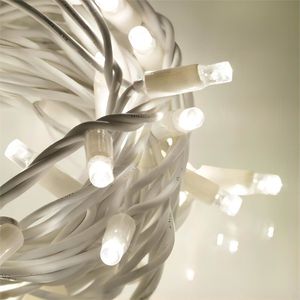 Offre Spéciale 10M 20M 30M 50M 100M LED cordes décoration lumière de noël 110v 230v clair PVC câble led guirlande lumineuse pour arbre de noël - Product Image 6