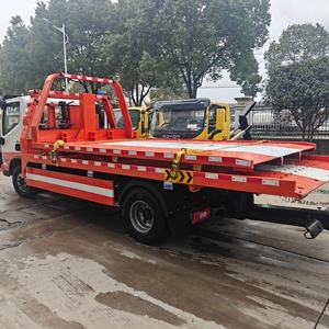 Nouveau type de véhicule de secours routier : Grue de dépannage rotative et remorque à plateau inclinable pour le remorquage d'accidents - Product Image 4