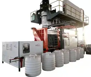 Fabrika fiyat plastik HDPE 500L su depolama tankı ekstrüzyon üflemeli kalıp makinesi
