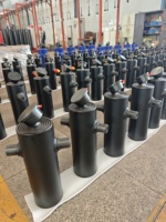 Vérin hydraulique simple effet en acier XINGTIAN UMB avec roulement, 250 bars, certifié IATF16949 et CE pour remorque de camion-benne