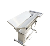 Table chirurgicale électrique pour animaux de compagnie en acier inoxydable 304, table de dissection chauffée à température contrôlée, lit chirurgical pour animaux